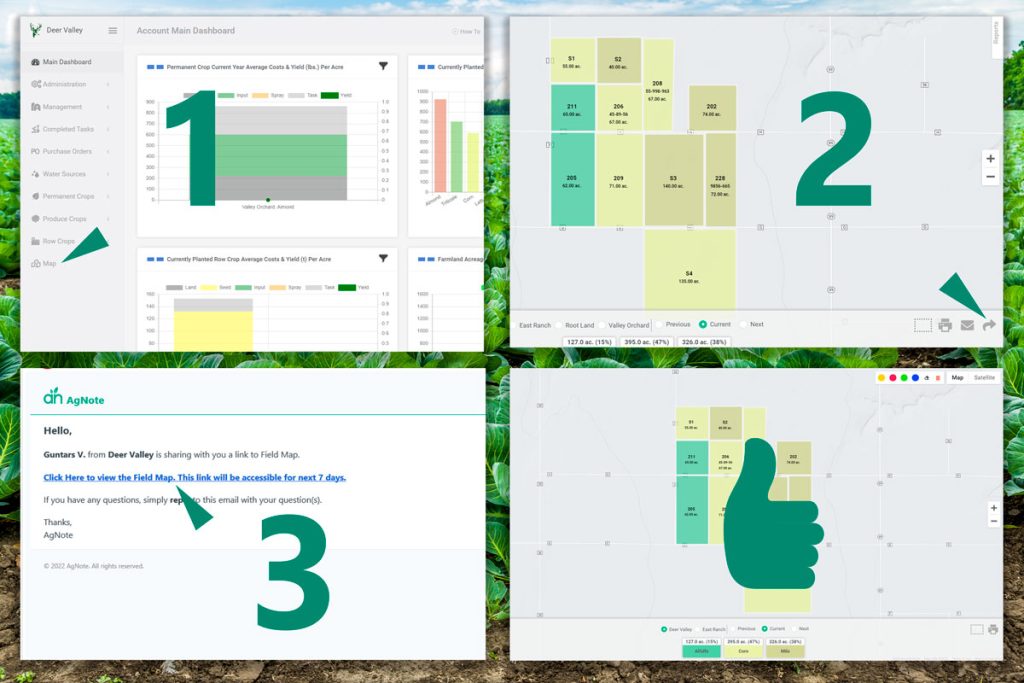 Farm Field Map Sharing is Easy