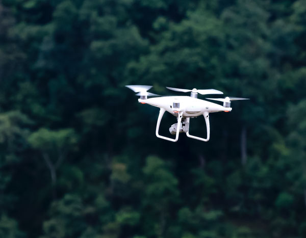 Farm mangement technology with drones