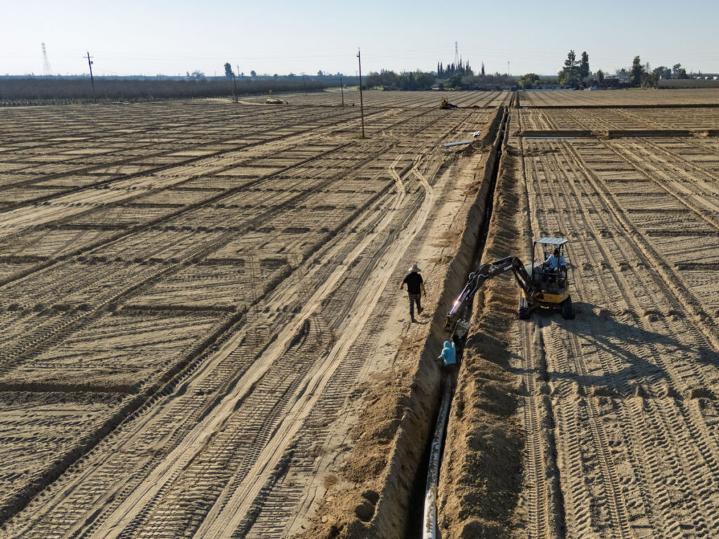 Orchard planning irrigation system
